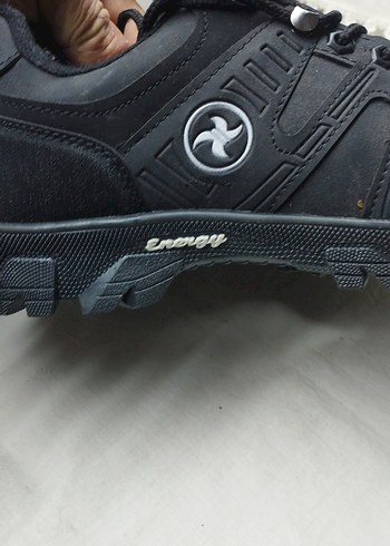 Erkek Siyah Biker Outdoor Ayakkabı Velcro - Görsel 6