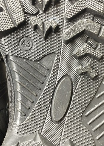 Erkek Siyah Biker Outdoor Ayakkabı Velcro - Görsel 8