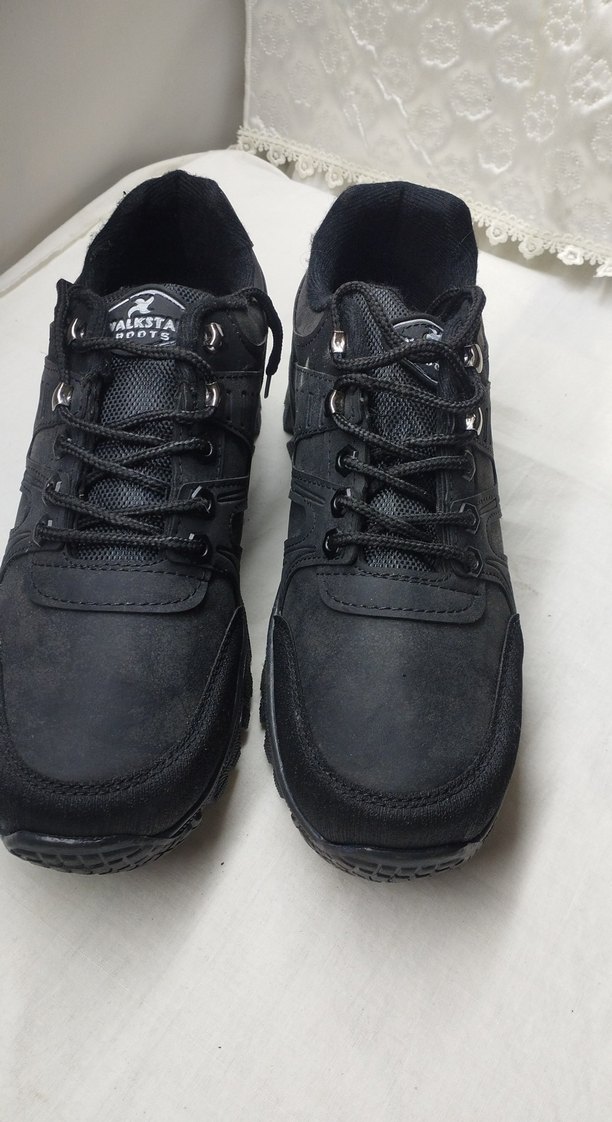 Erkek Siyah Biker Outdoor Ayakkabı Velcro - Görsel 2