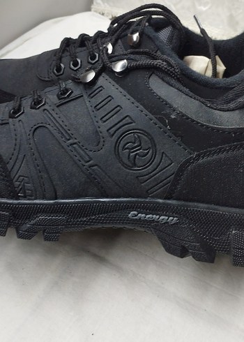 Siyah Bağcıklı Erkek Outdoor Ayakkabı - Görsel 4