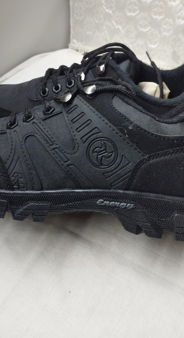 Siyah Bağcıklı Erkek Outdoor Ayakkabı - Görsel 4