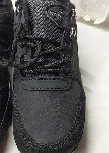 Siyah Erkek Outdoor Ayakkabı Bağcıklı - Görsel 2