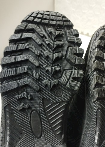 Siyah Erkek Outdoor Ayakkabı Bağcıklı - Görsel 6