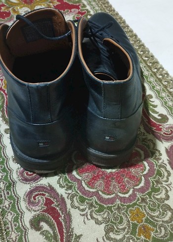 Klasik Siyah Deri Erkek Bot - Görsel 3