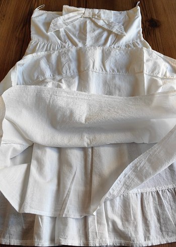 ADL IŞIK STRAPLEZ ELBİSE - Görsel 7