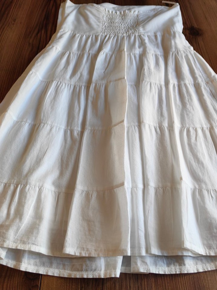 ADL IŞIK STRAPLEZ ELBİSE - Görsel 2