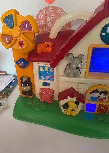 Beden Renkli Eğitici Hayvanlı Oyuncak Ev