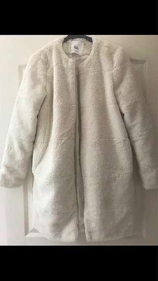 Mango Krem Peluş Kürk