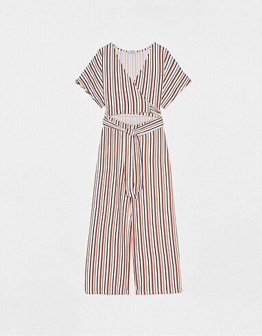 Bershka Çizgili Tulum
