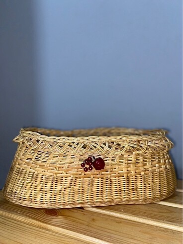 Ikea Rattan Bambu Sepet 