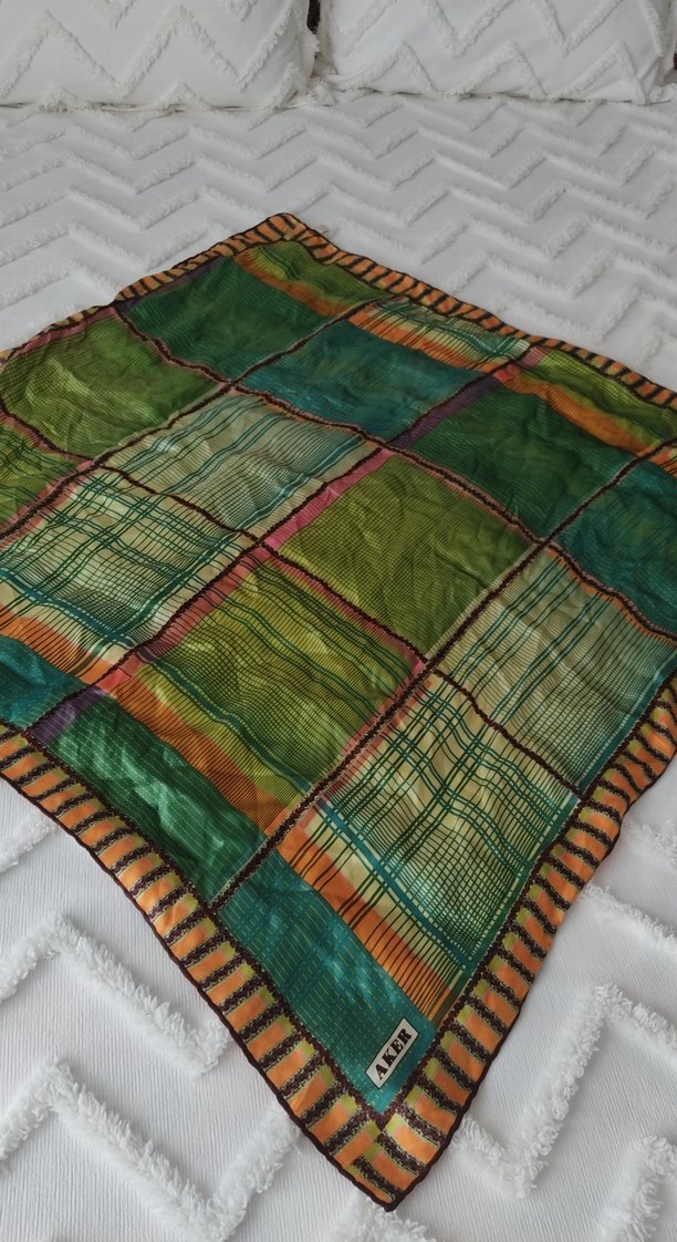 Aker Marka Çok Renkli eşarp - Görsel 2