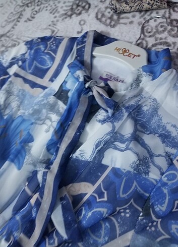 Mavi elbise - Görsel 5