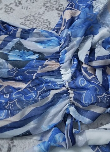 Mavi elbise - Görsel 6