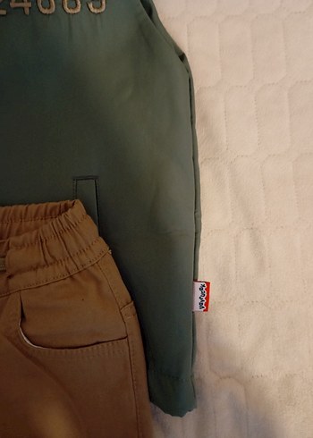 Erkek Çocuk Fermuarlı Kolsuz Yelek ve beli lastikli pantolon - Görsel 5