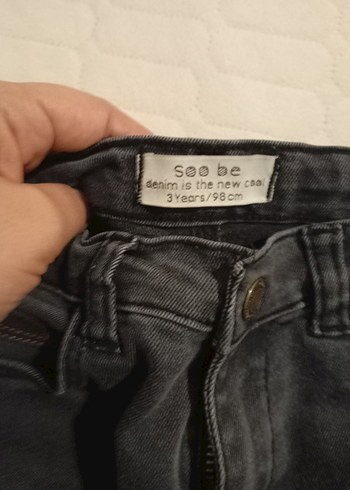 Erkek Çocuk Gri Denim Pantolon - Görsel 2