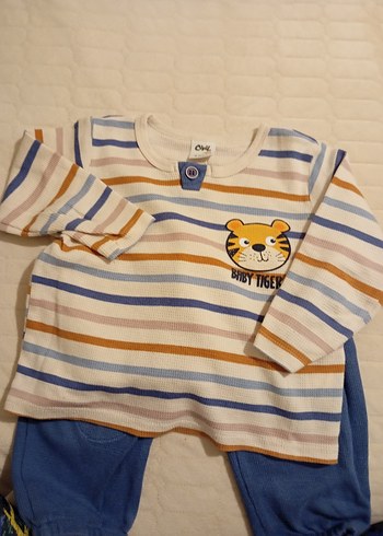 Erkek Bebek Uzun Kollu Triko Takım - Görsel 2