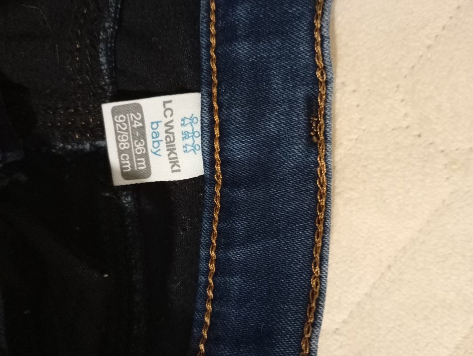 Erkek Çocuk Koyu Mavi Kot Pantolon - Görsel 3