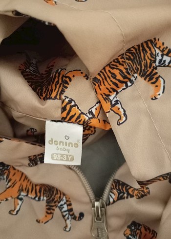 Erkek Çocuk Gri Düğmeli Yağmurluk - Görsel 6