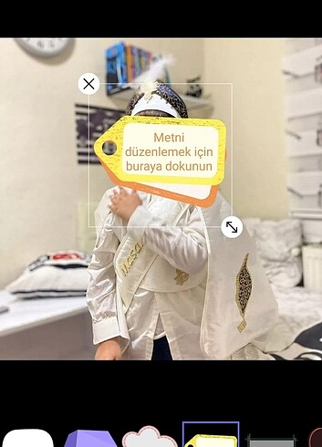 8 Yaş Beden beyaz Renk Sünnet kıyafeti 