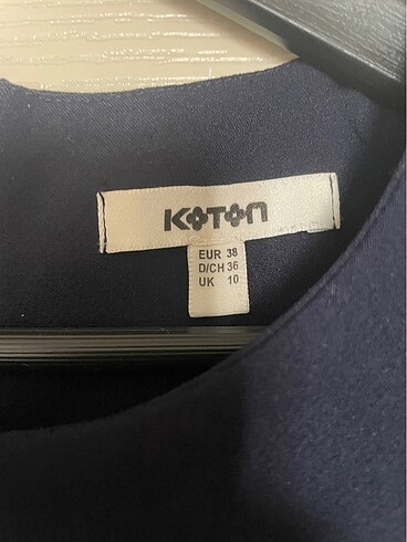 Koton Lacivert elbise