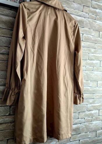 Bej Kadın Salaş Trençkot - Görsel 2