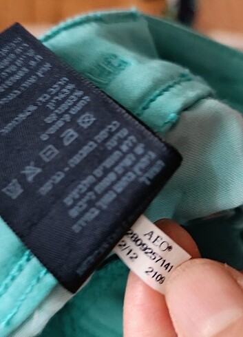 l Beden turkuaz Renk American eagle pantolon