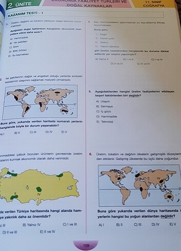  Limit yayınları 11.sınıf coğrafya 
