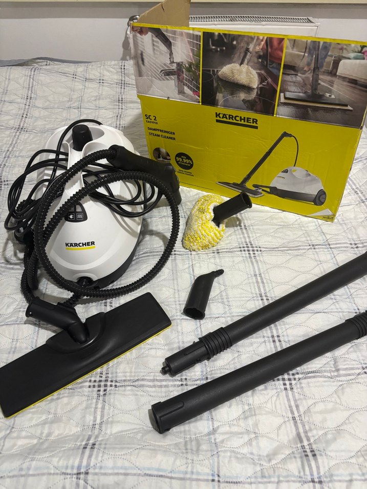 Karcher Sarı Gri Buharlı Temizleyici - Görsel 2