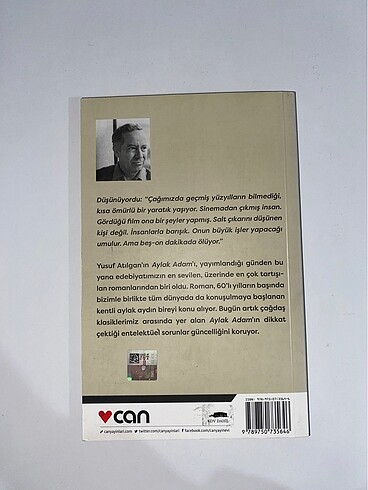 Yusuf Atılgan Aylak Adam Kitap Can Yayınları