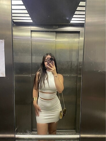 Zara beyaz elbise
