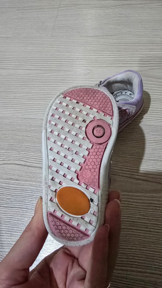 Kız Bebek Mor Kuğu Desenli İlk Adım Ayakkabısı - Görsel 4