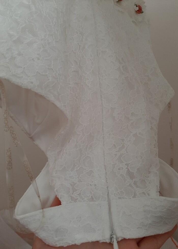 Beyaz elbise - Görsel 5