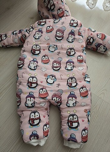 9-12 Ay Beden pembe Renk Astronot mont