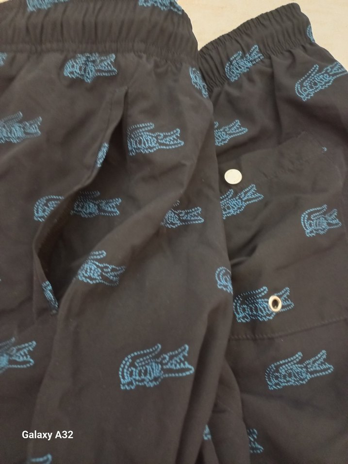 Lacivert Baskılı Erkek Midi Şort - Görsel 4