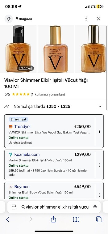 vücut spreyi