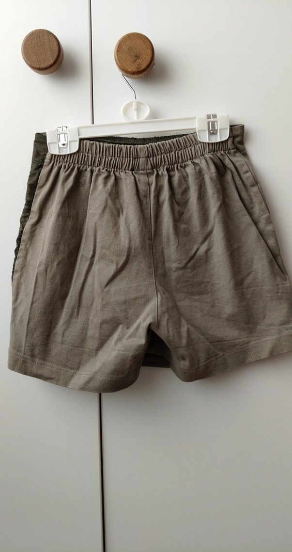 Beltli Keten Şort etek - Görsel 3