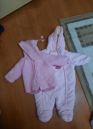 3 parça bebek kıyafet 3-6 ay