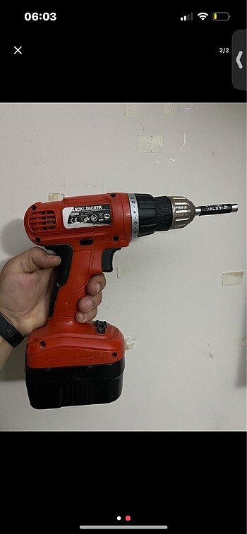 Diğer Black&Decker Akülü Vidalama Şarjlı Matkap