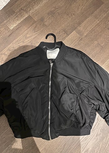 siyah bomber ceket - Görsel 2