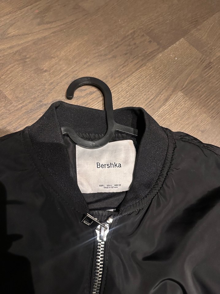 siyah bomber ceket - Görsel 3