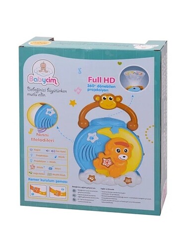 PROJEKTÖR NİNNİ UYKU YARDIMCISI LAMBA #projector #projektör #nin - Görsel 5