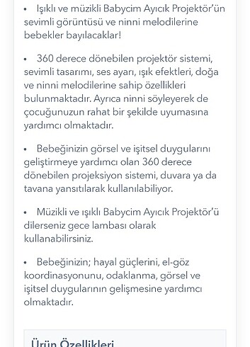 PROJEKTÖR NİNNİ UYKU YARDIMCISI LAMBA #projector #projektör #nin - Görsel 6