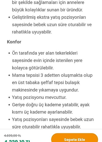 JOIE (Joie) Mimzy LX MAMA SANDALYESİ - Görsel 7