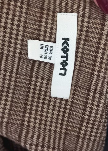 Kemer Detaylı Kahverengi Midi Etek - Görsel 6