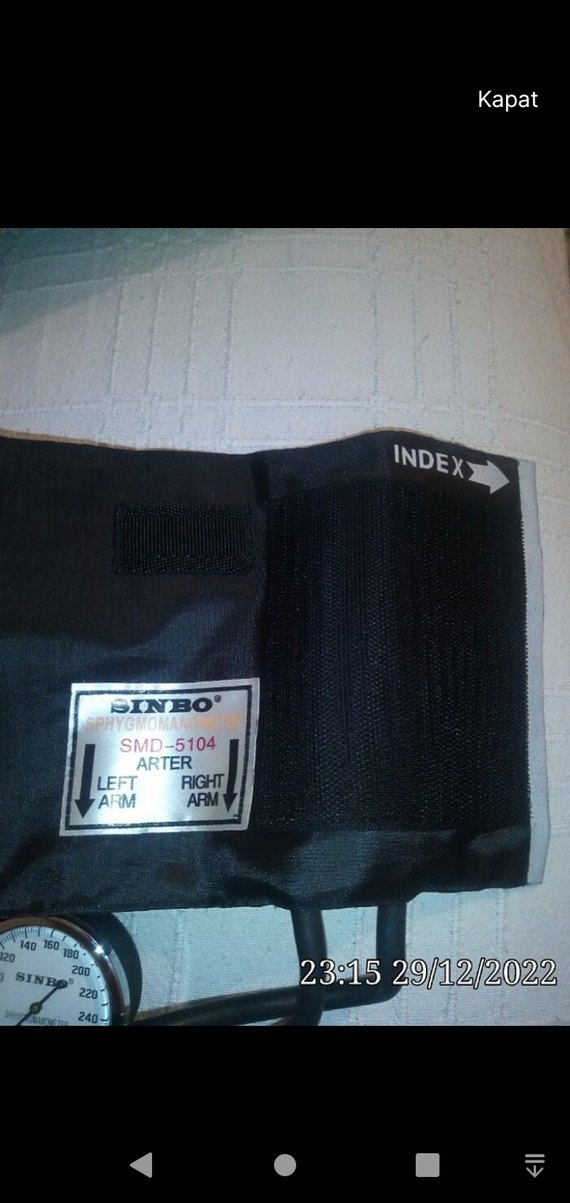 Beyaz Klasik Tansiyon Ölçer - Görsel 5