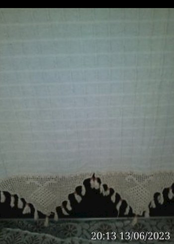 5 motifli krem renkli perde - Görsel 5