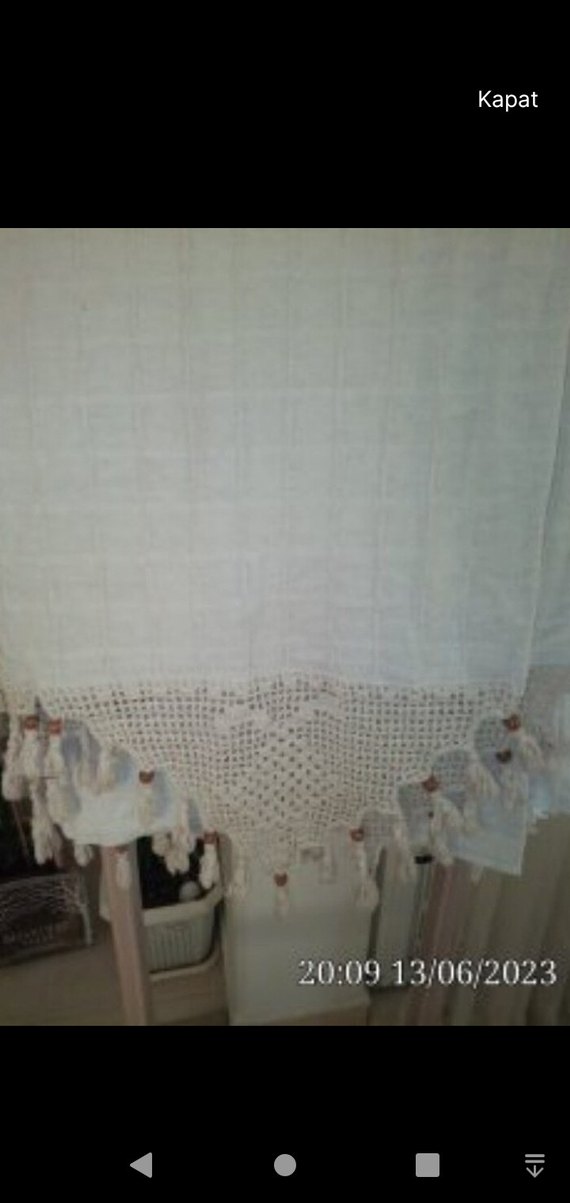 5 motifli krem renkli perde - Görsel 2