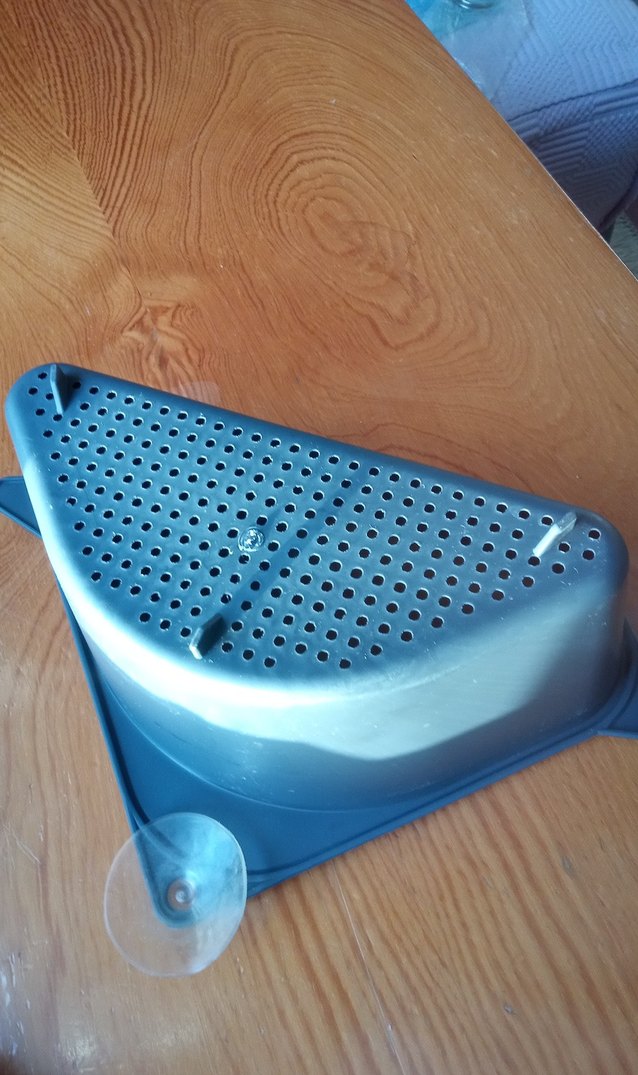 Gri Plastik Köşe Süzgeç - Görsel 3