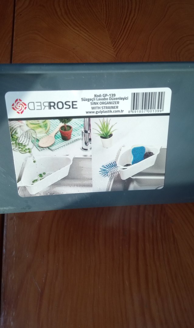 Gri Plastik Köşe Süzgeç - Görsel 2