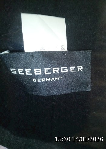 Gri Siyah Kadın Polar Bere Velcro Detaylı - Görsel 6